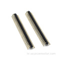 2.54mm 피치 핀 헤더 커넥터 단일 행 직각 SQ0.64mm H : 2.5mm 1*30p